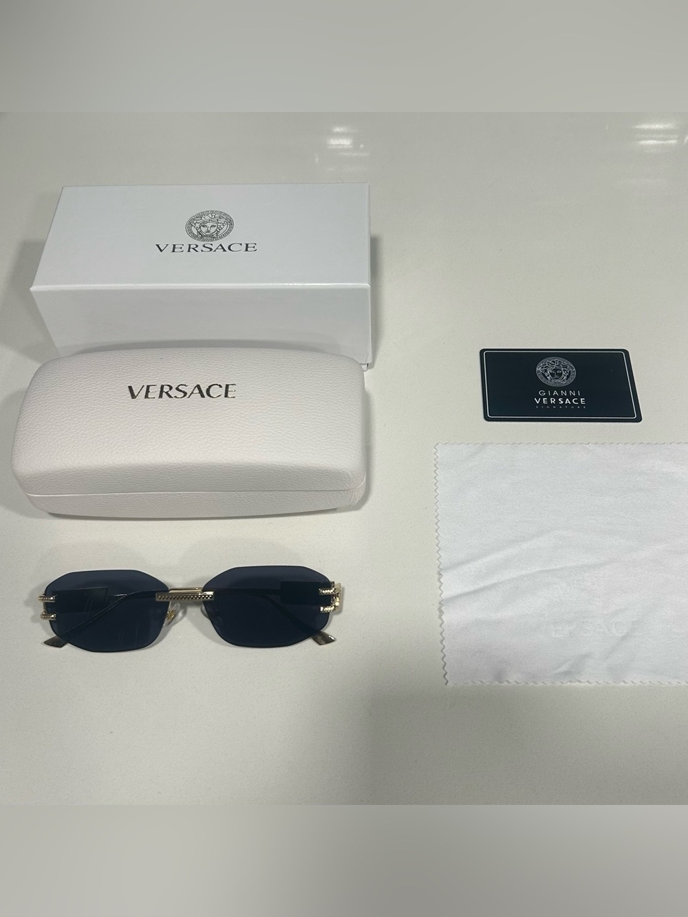 Gold Versace Sunglasses